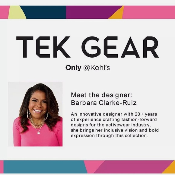 NEW Tek Gear X Barbara Clarke Ruiz Pink Abstract Tracksuit Jacket - Picture 4 of 7